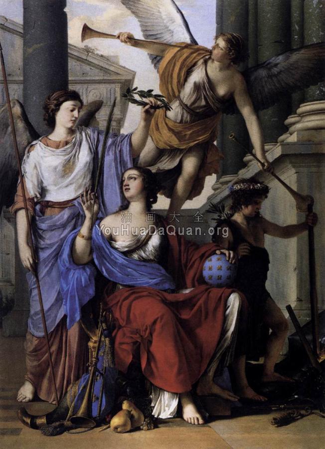 Allegory of the Regency - 劳伦特·德·拉·海尔